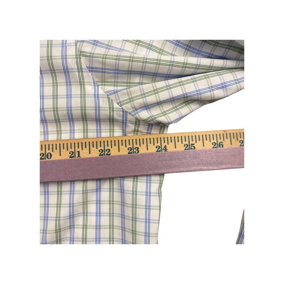 Brooks Brothers 346 Plaid‎ Button Down Shirt Regular Fit Mens 16 2 3 - Picture 5 of 6